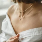 Pendientes de Aro Aria con Perla Barroca Colgante