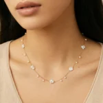 Collar Celestial de Perlas Estrellas | RABHA - Imagen 4