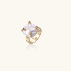 Anillo Declaración de Perla Barroca | Joyería RABHA