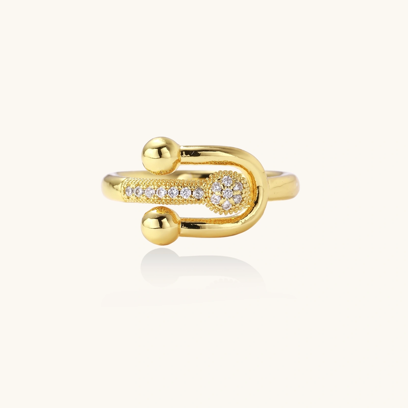 Anillo Statement de Imperdible - Detalle | Joyería RABHA